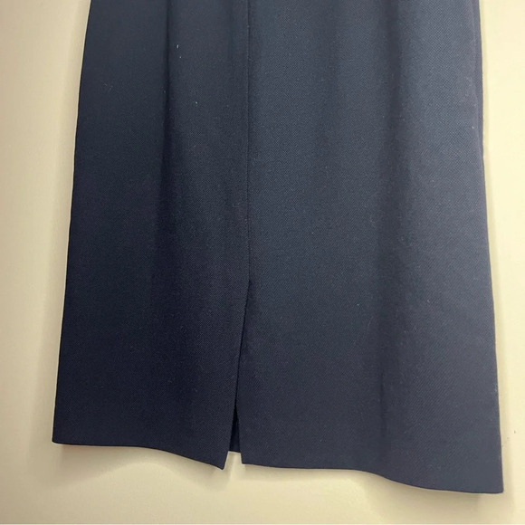 HOBBS LONDON Gabi Navy Tailored Career Wear Sheath Dress - Picture 8 of 12